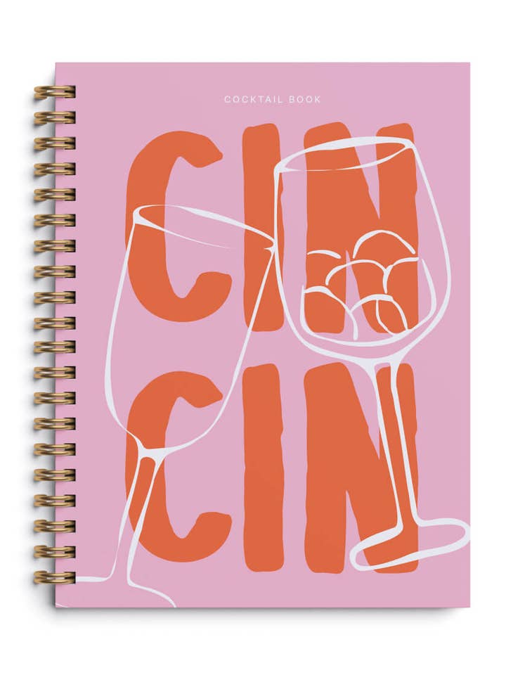 Cocktail Book - Cin Cin for wholesale by Yop & Tom | Journals, Notebooks & Planners