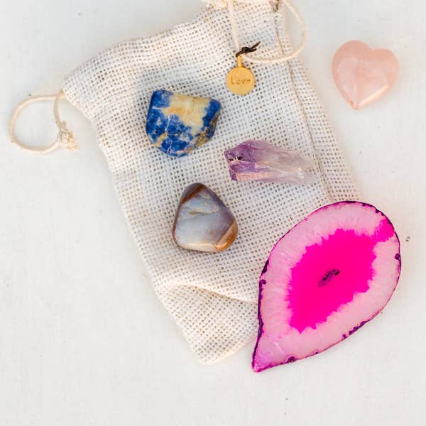 Liv Rocks - Wholesale Spiritual Stone/Crystal - LOVE Crystal Kit | Love + Friendship Crystal Gift Sets