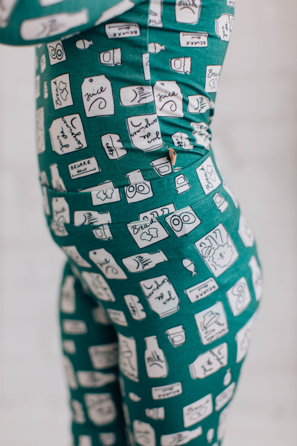 Tangerine Rêve - Wholesale Sleepwear Set - Kids - Milk & Cereal Spread Pajamas6