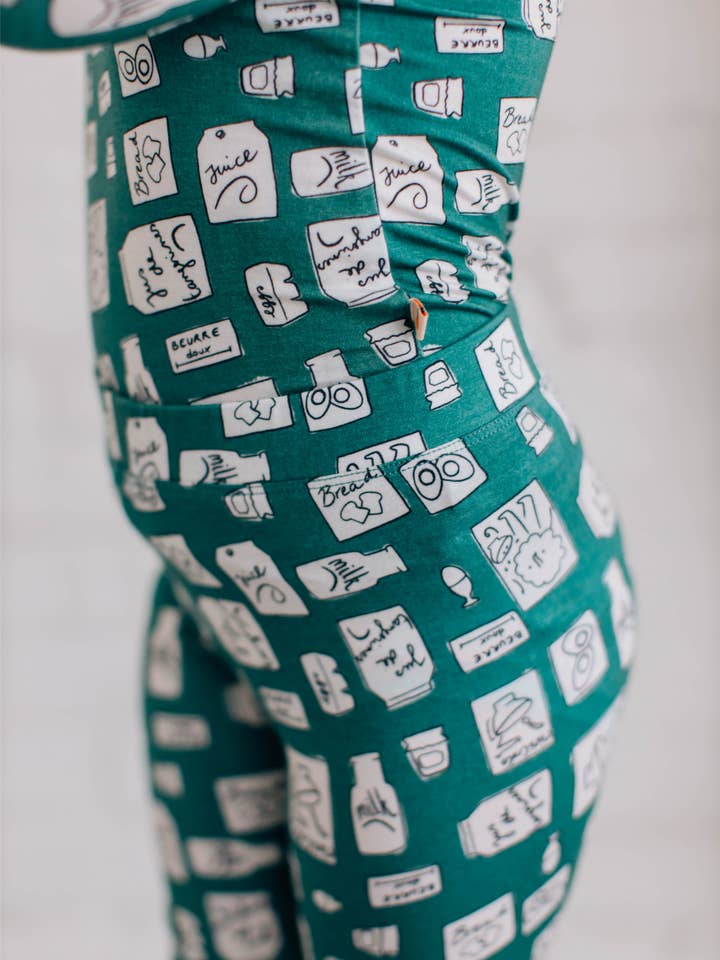 Tangerine Rêve - Wholesale Sleepwear Set - Kids - Milk & Cereal Spread Pajamas6