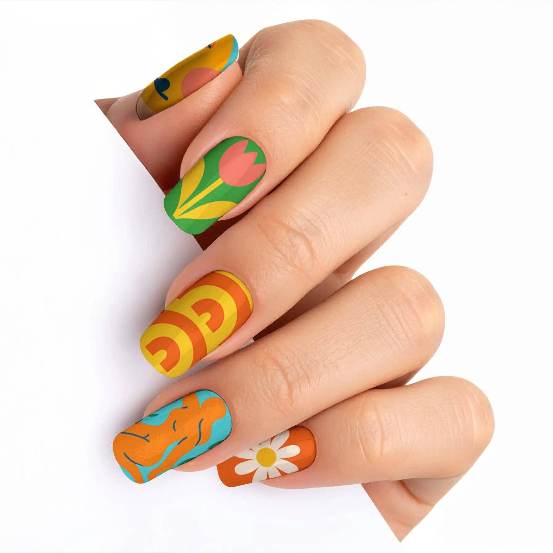 FYNE BODY - Wholesale Press-on/fake nails - Splat-tastic Canvas Creativity Press-On Nails98