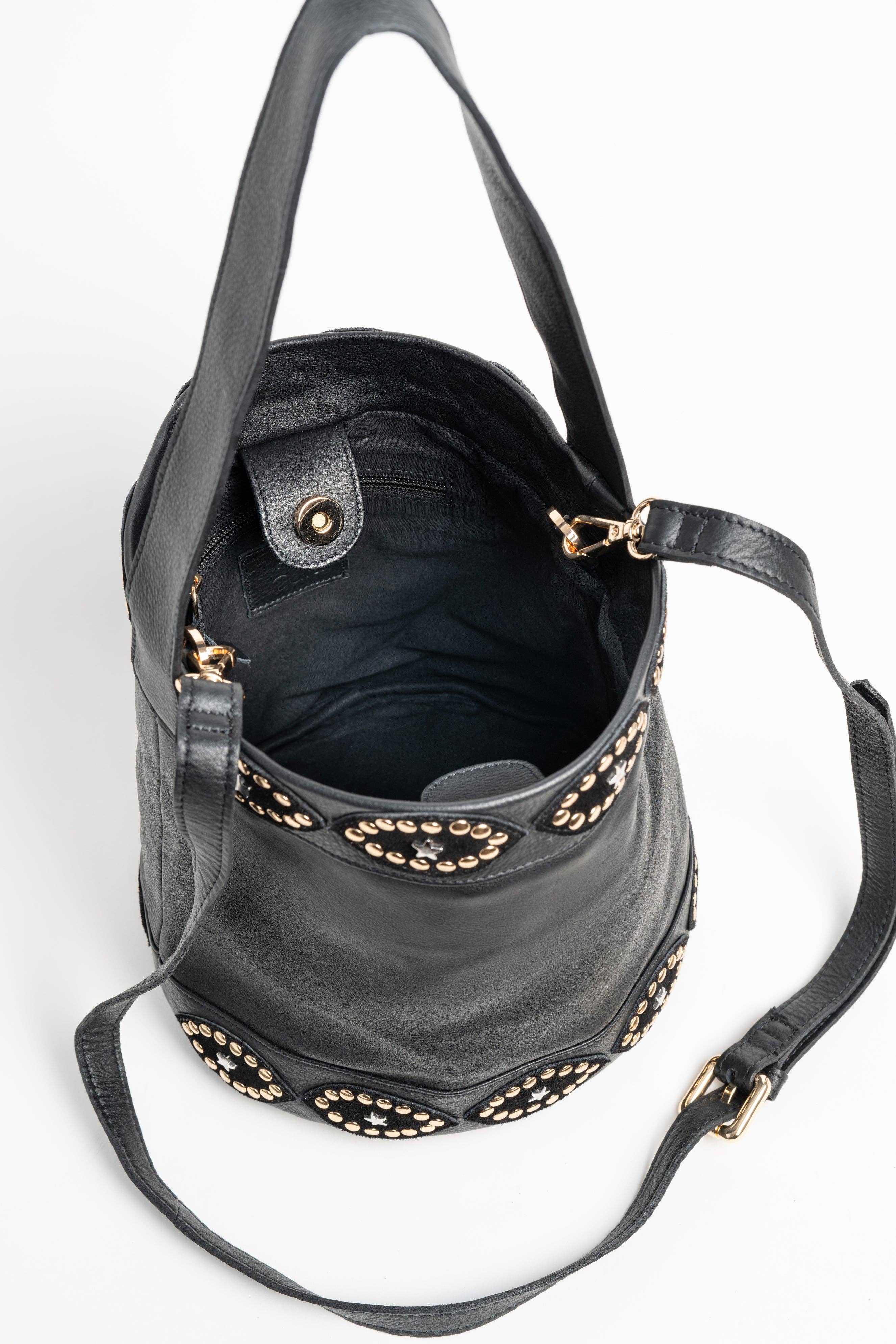 Piti Cuiti - Wholesale Shoulder Bag - Women's - SARA BLACK BAG5