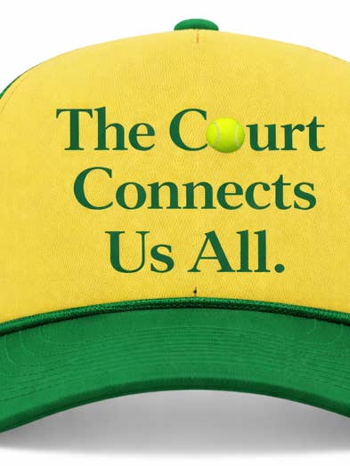 The Court Connects Us All - Signature Hat for wholesale by Runway Athletics