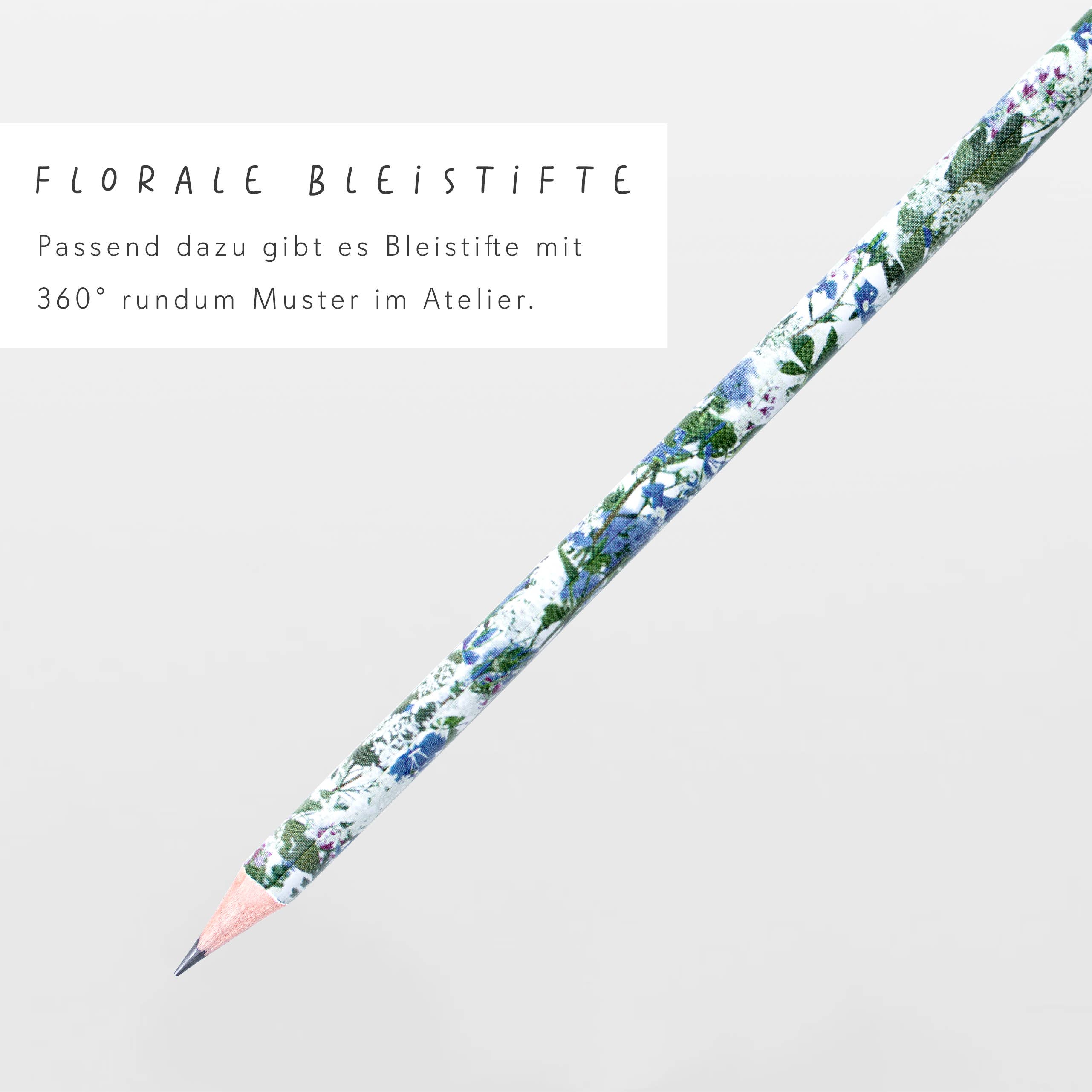 Wildblumen Atelier - Wholesale Notepad - Notepad 50 sheets DIN A6 Dot Grid Forget-me-not, PEFC4