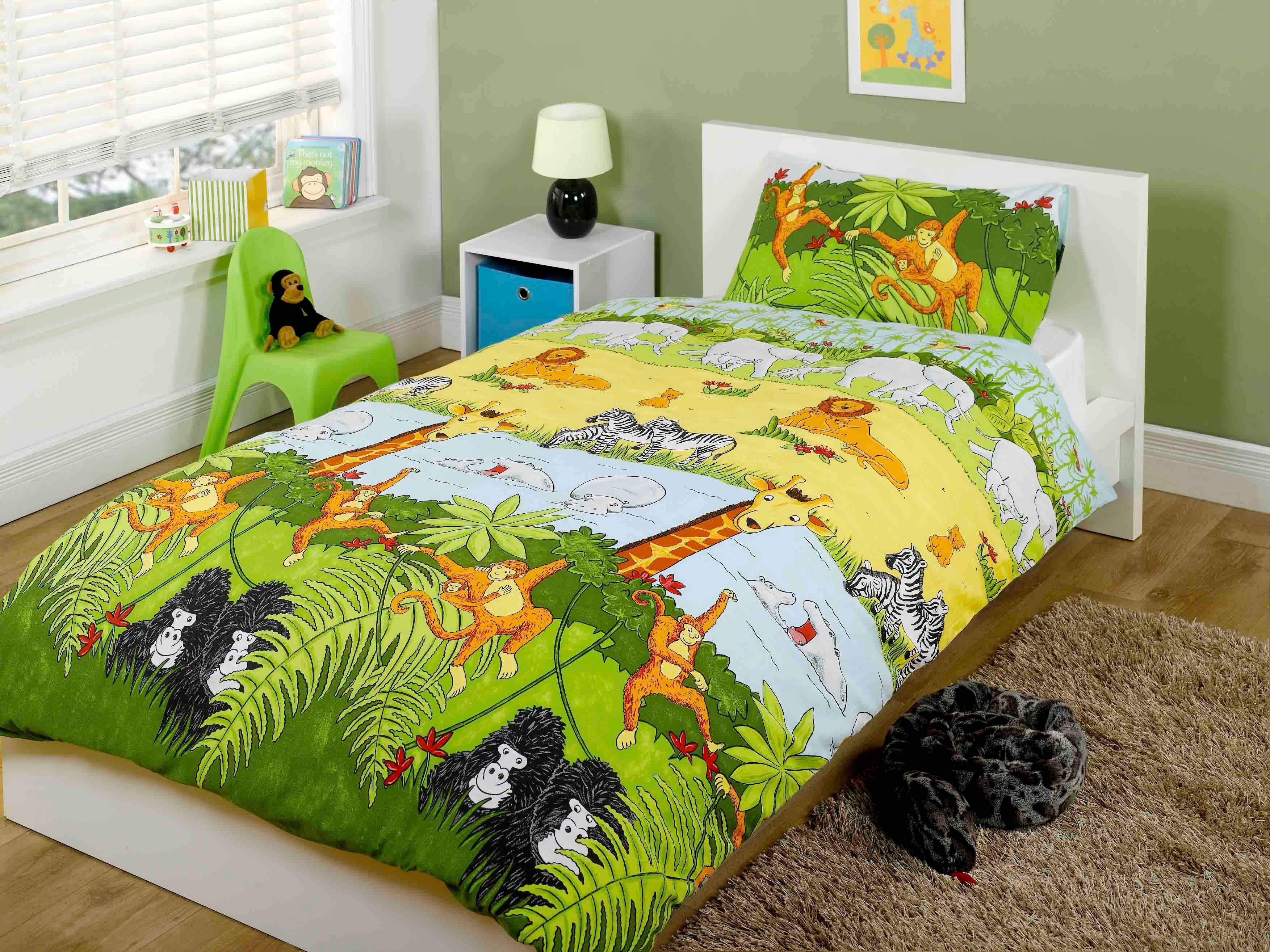 Multi Cheeky Monkey Duvet Set for wholesale on Faire0