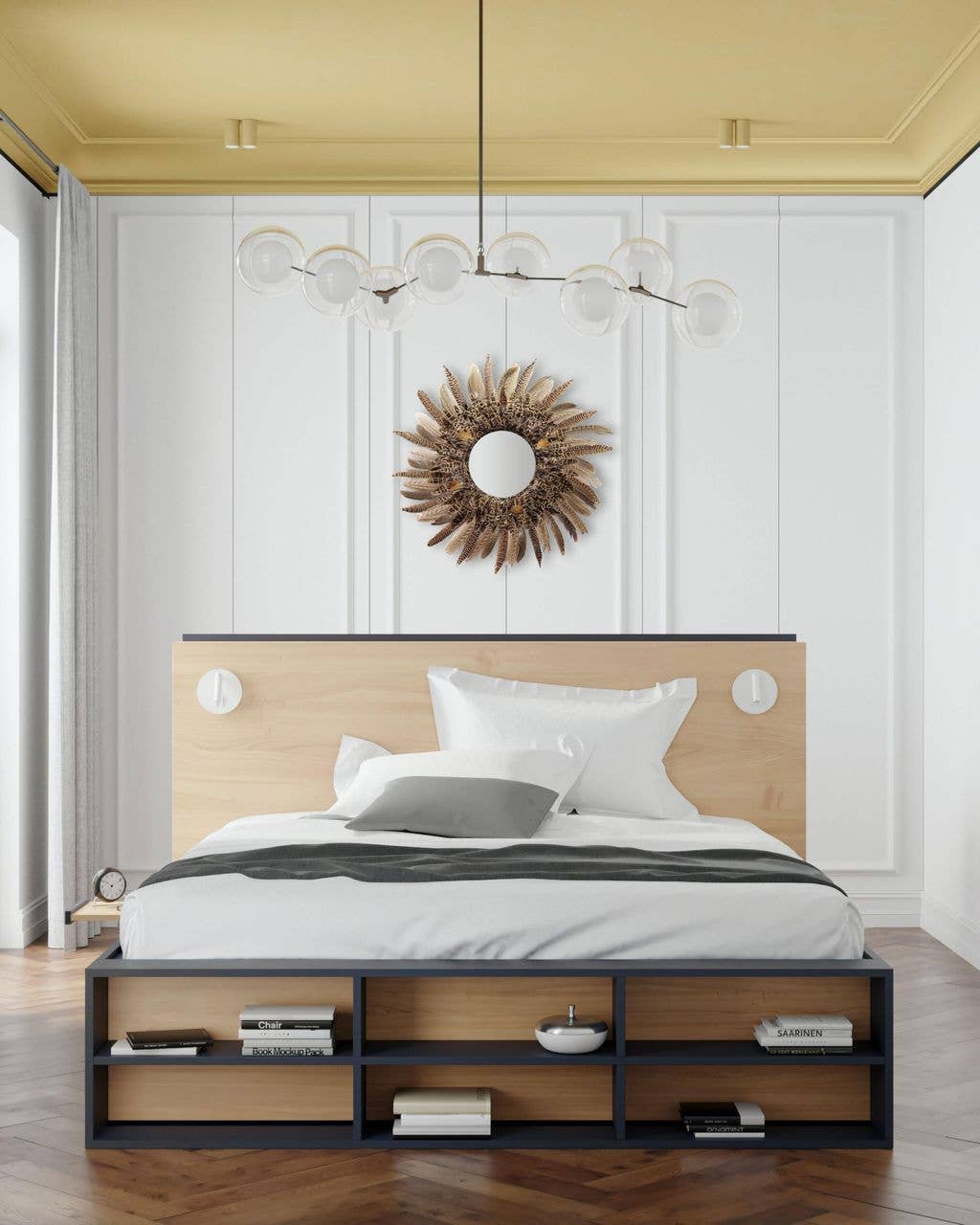 Zucker Feather Products - Wholesale Wall Mirror - Pheasant Feather Decorative Wall Mirror5