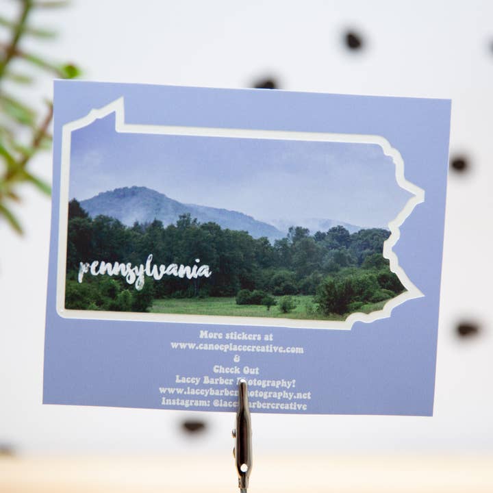 Canoe Place Creative - Wholesale Sticker - Pennsylvania Sticker - Foggy Hills0
