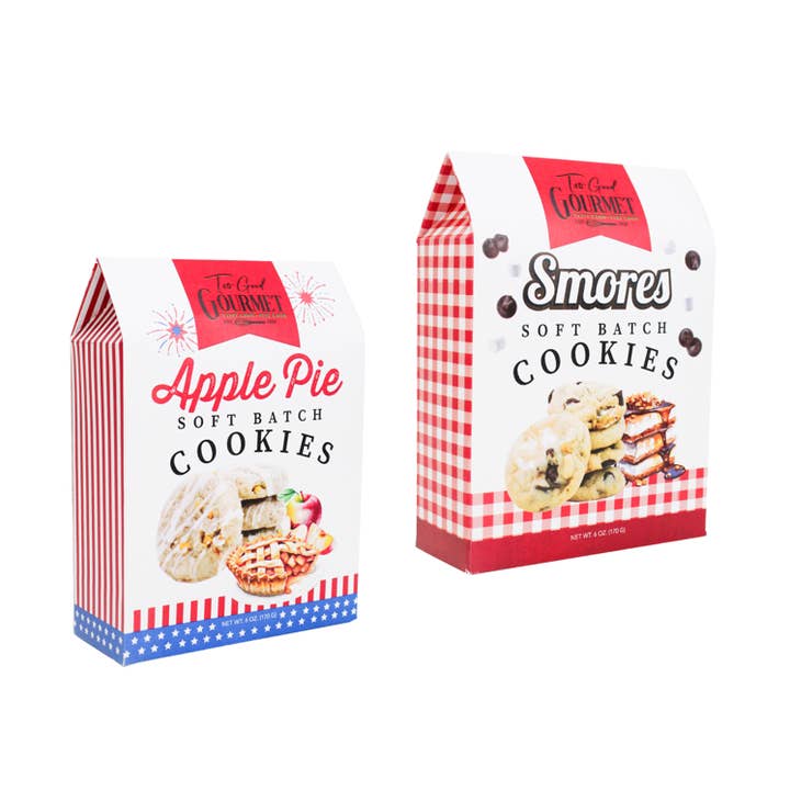 Patriotic Cookies - Apple Pie & Smores for wholesale by Too Good Gourmet