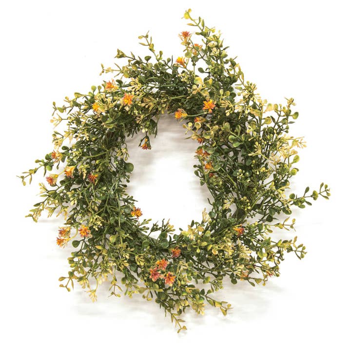 Bougeoir Golden Fall Buds & Baby's Grass, 6,5 pouces pour la vente par CWI Gifts