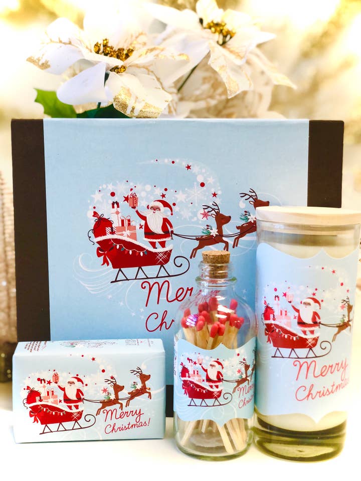 Large Gift Box Sleigh for wholesale by Love & Luck Greetings