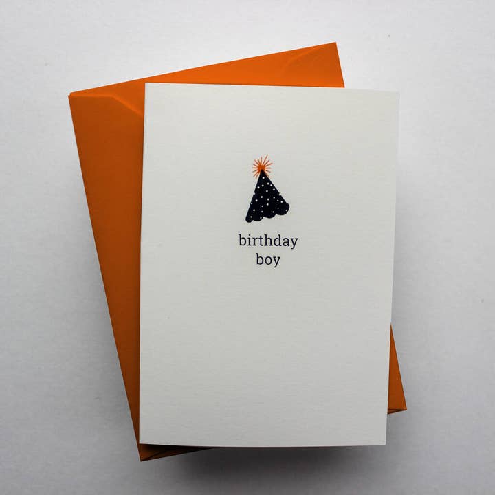 Birthday boy card for wholesale by Twenty two east