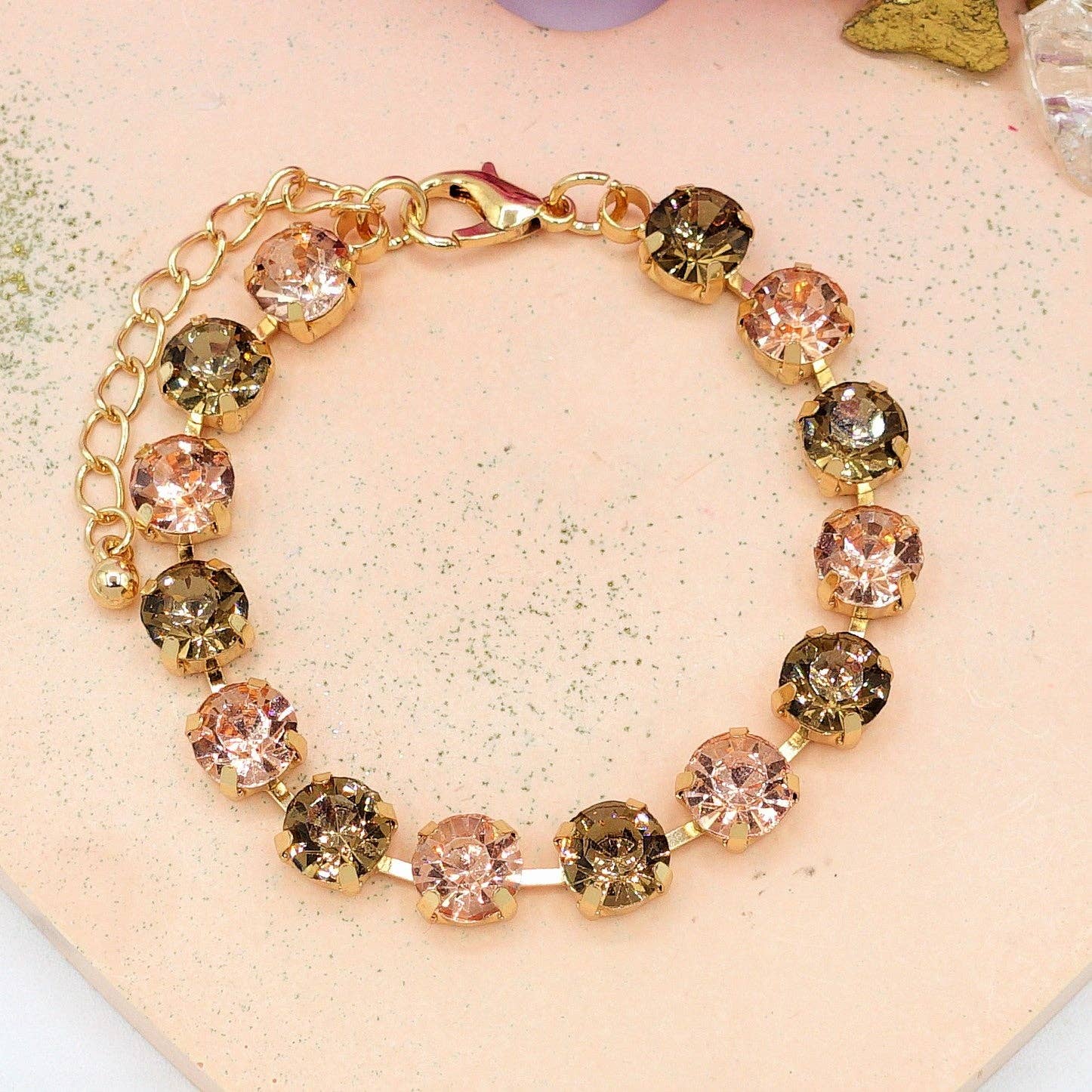 Daemon srls - Wholesale Tennis Bracelet - MICHELLE-BRACCIALE con pietre sfaccettate - LUCE COLLECTION7