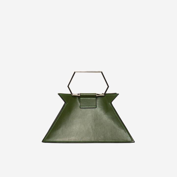 Anema - Vente Sac porté épaule – femme - Sibylle vert foncé2