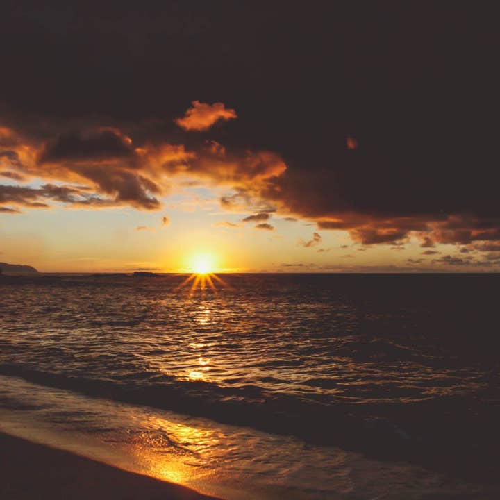 Beach Sunset Fotokunst Multi-Größe Wanddekor Druck für den Großhandel von Hope Decor