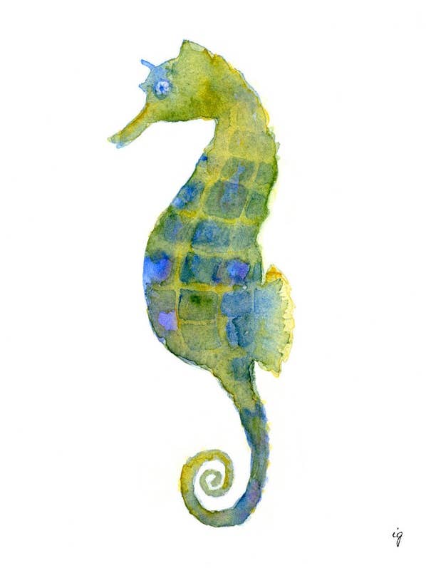 Søhest for engroshandel hos SAS {Seattle Art Studio}