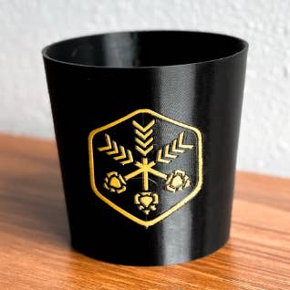 Customizable 3D Printed Pint Sleeves - Add Your Design for wholesale by Little Lion 3D