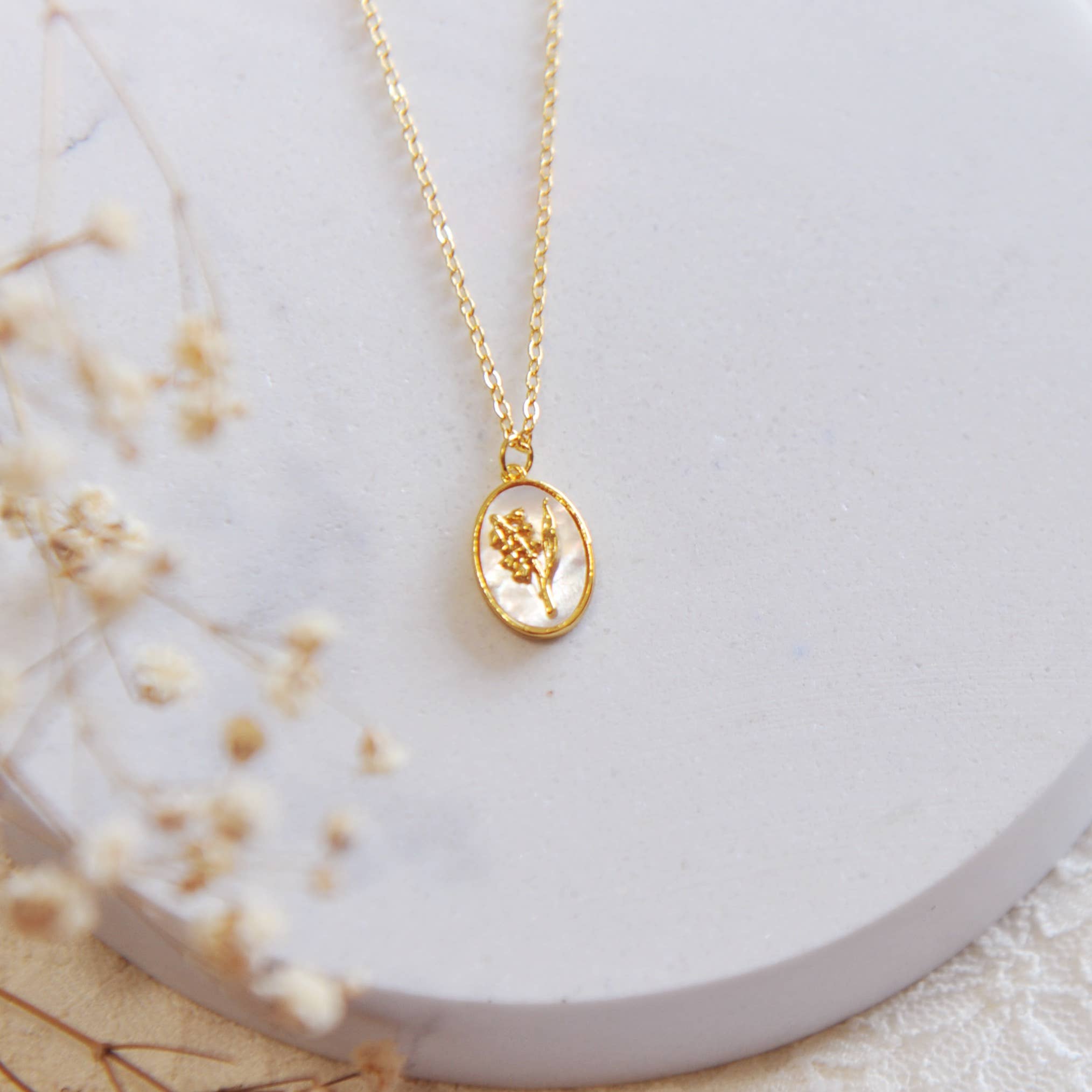 Oh So Lovely - Wholesale Pendant/Charm Necklace - Flora Birth Flower Necklace8