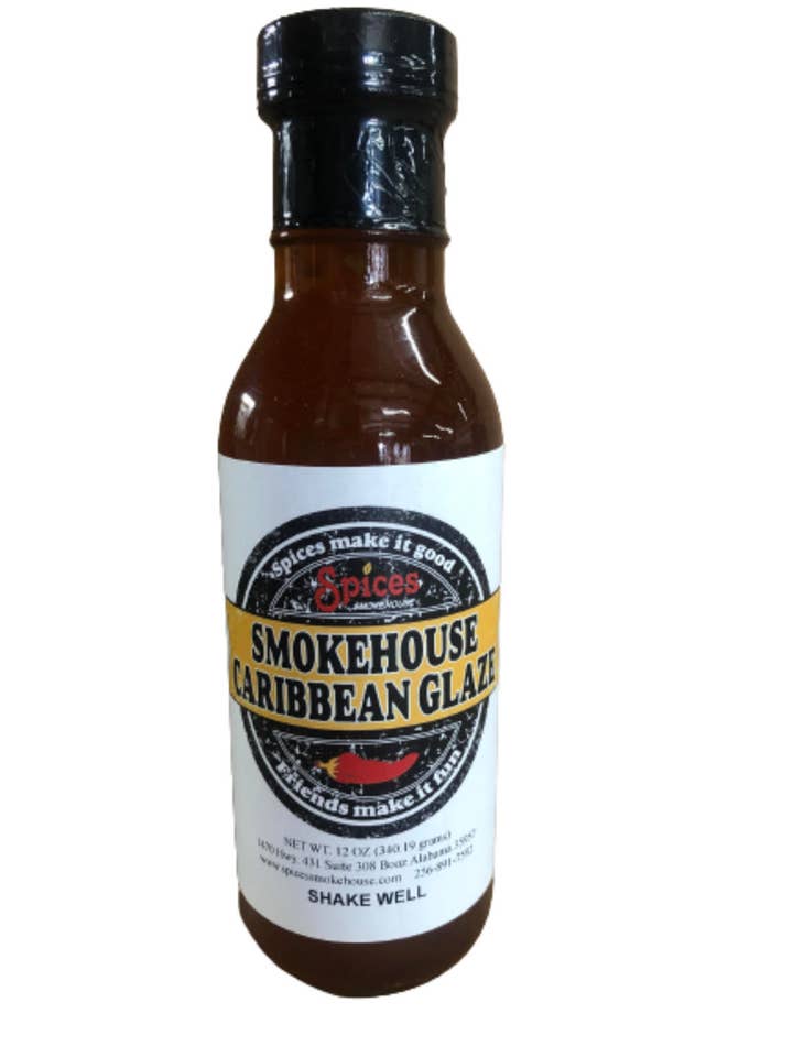 Caribbean Glaze (Case of Six (6) 12 oz. bottles) for wholesale by Smokehouse Crackers