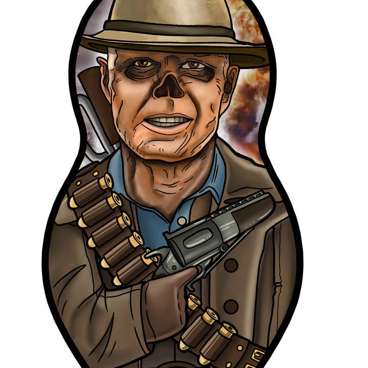 The Cuddle Cult - Wholesale Ornament - Fallout Ghoul Walter Goggins inspired Plush Doll or Ornament1