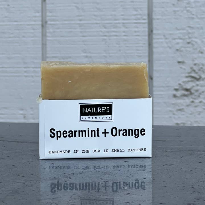 Nature's Inventory - Wholesale Bar Soap - Spearmint + Orange Goats Milk Soap