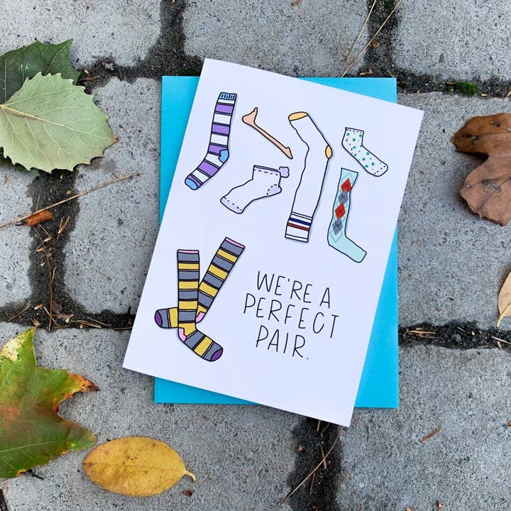 Stone Donut Design, LLC – wholesale Kärlekskort – Vi är det perfekta paret Funny Relation-kort