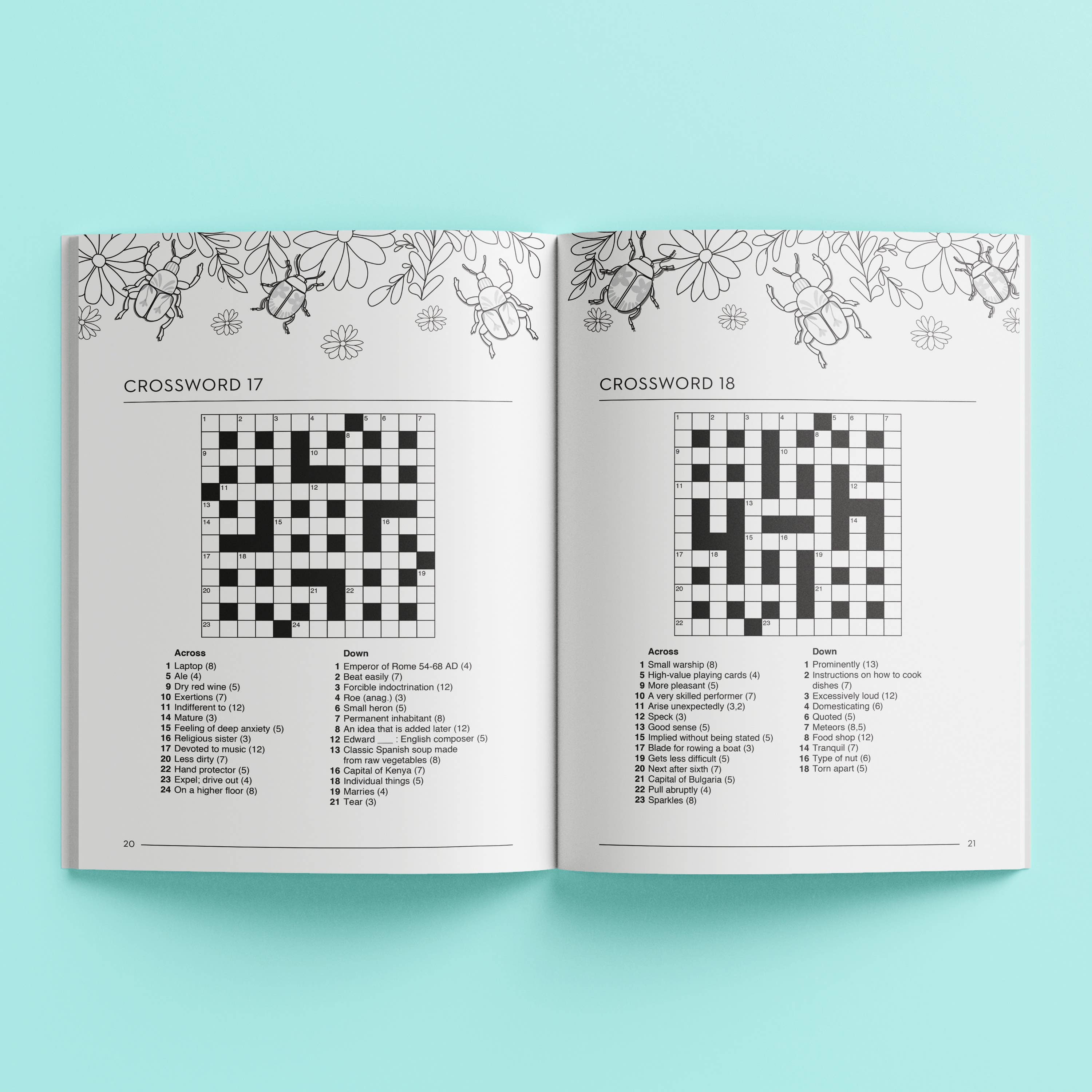 Hinkler Australia - Wholesale Colouring and activity book – adult - Mindwaves Puzzle Book Crosswords2