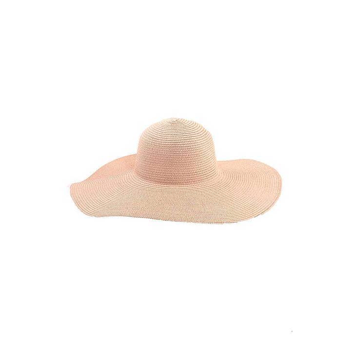 anbfashion - Wholesale Straw Hat - Women's - SOLID FLOPPY STRAW HAT 11612