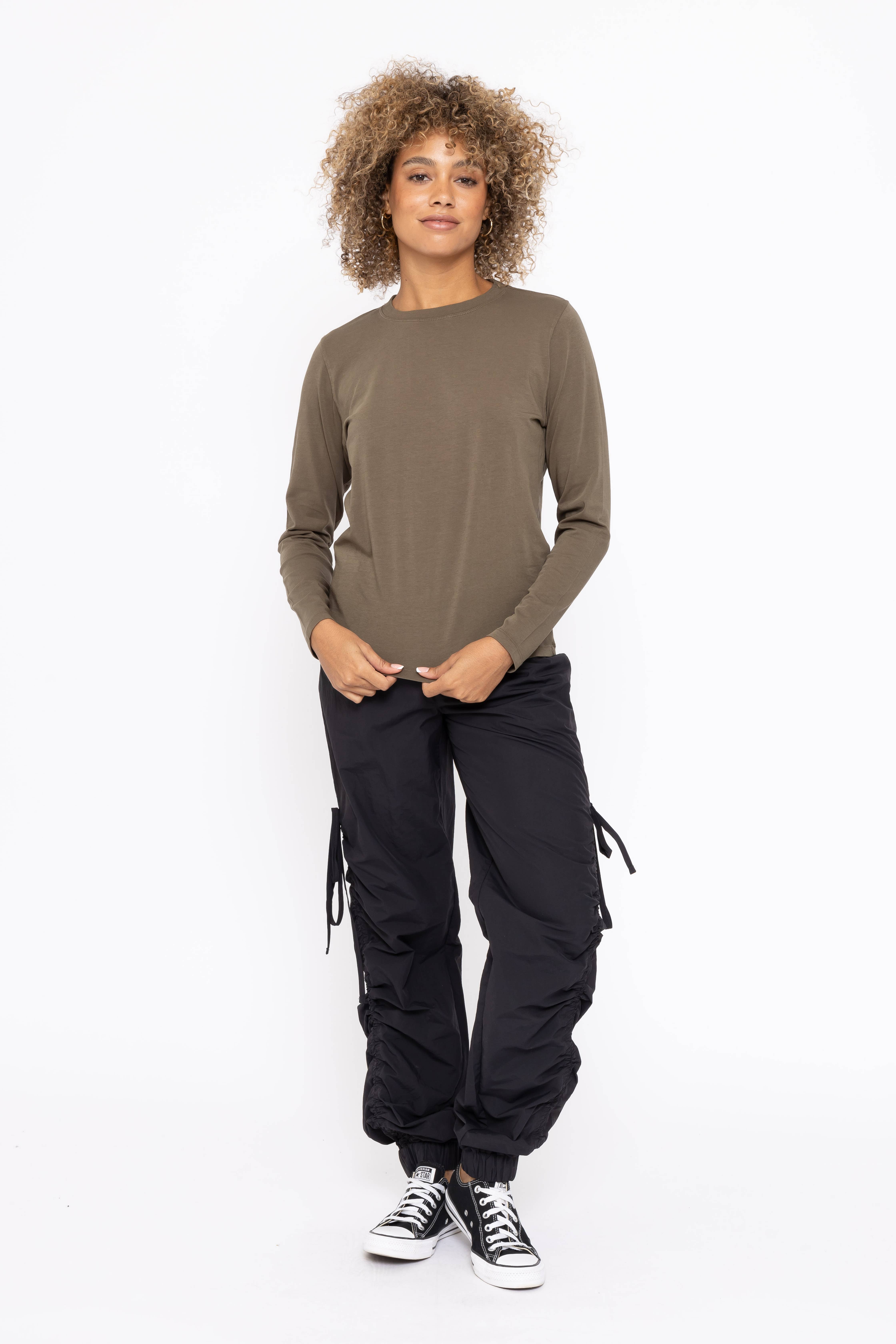 Mono B - Venta al por mayor Camiseta - Mujer - Manga larga Pima Bliss Boyfriend19