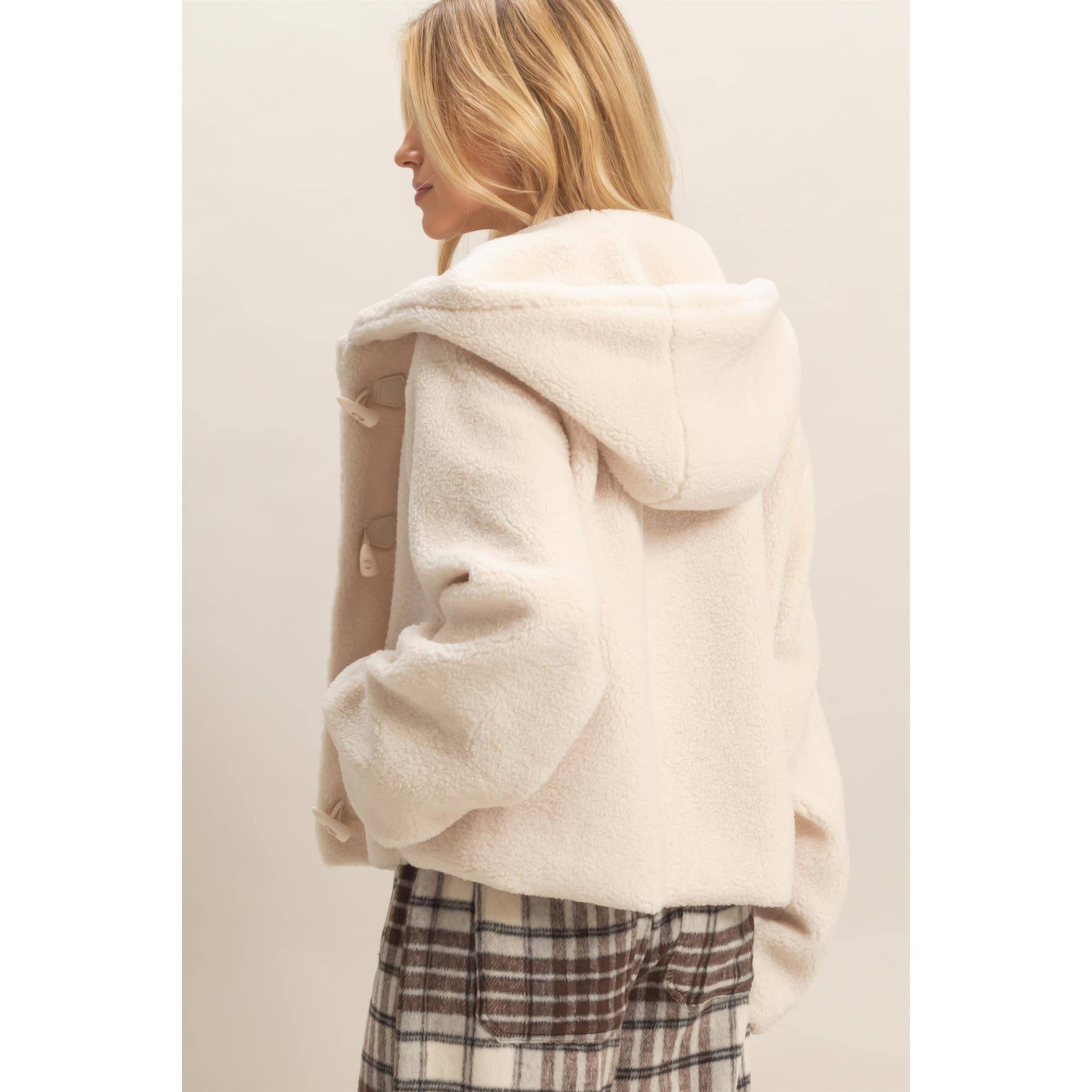 HYFVE – wholesale Jacka - Dam – Jacka med detaljerade huvor och knäppning i sherpa-stil6