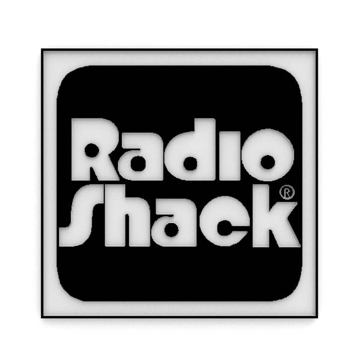 Radio Shack Sign – Retro 3D Printed Wall Decor for wholesale by Clever Contraptions