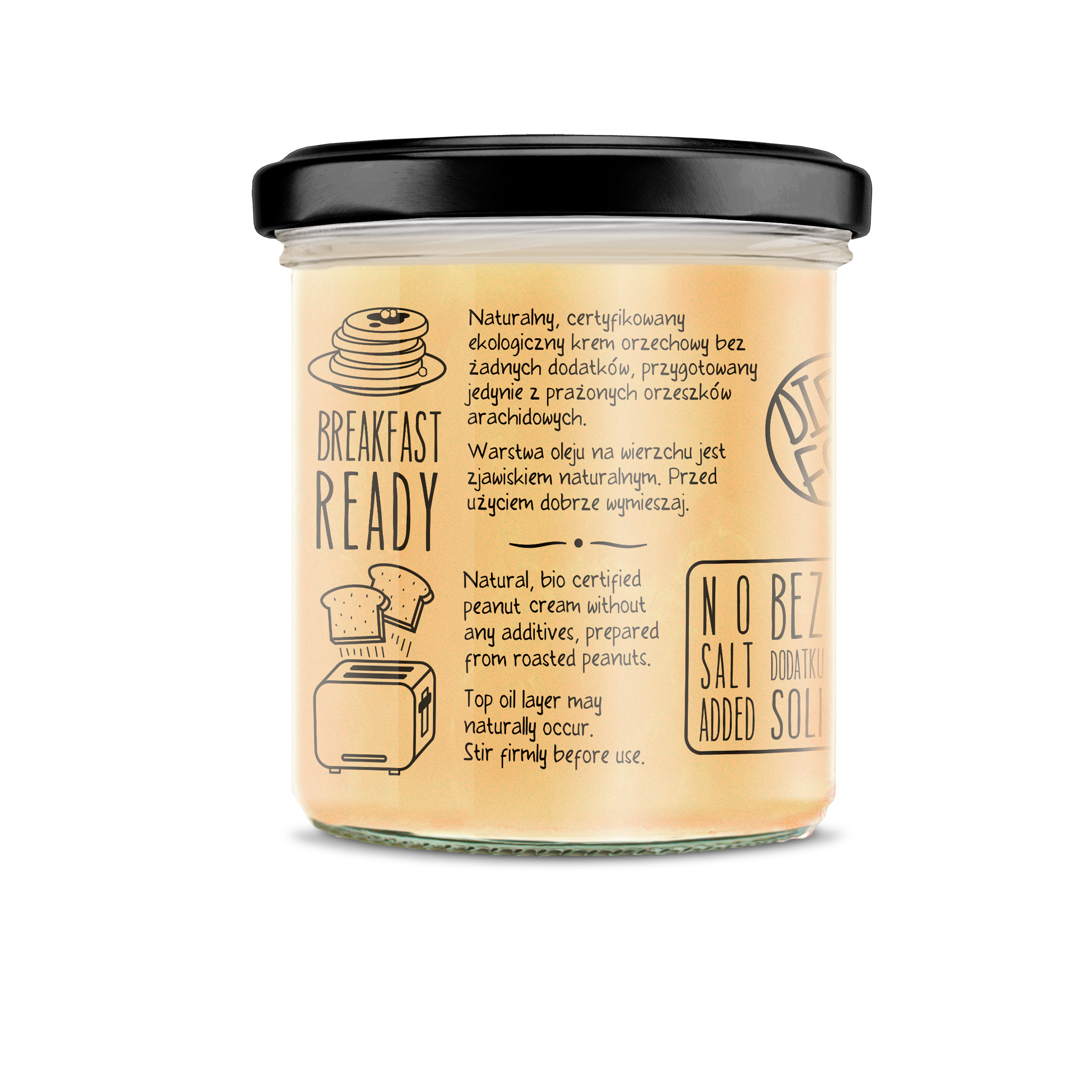 Diet Food - Venta al por mayor Cremas de frutos secos - Crema de maní ecológica 300 g2