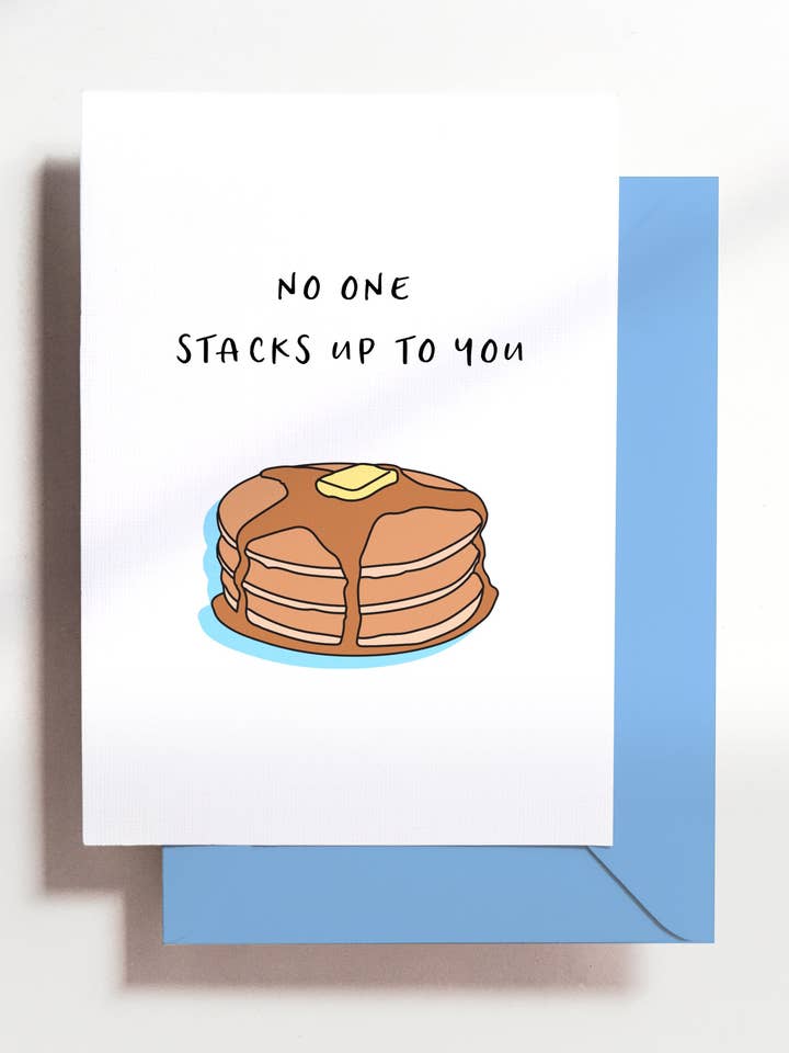 Pannkaka Pun Card för wholesale av Haven Print Co.