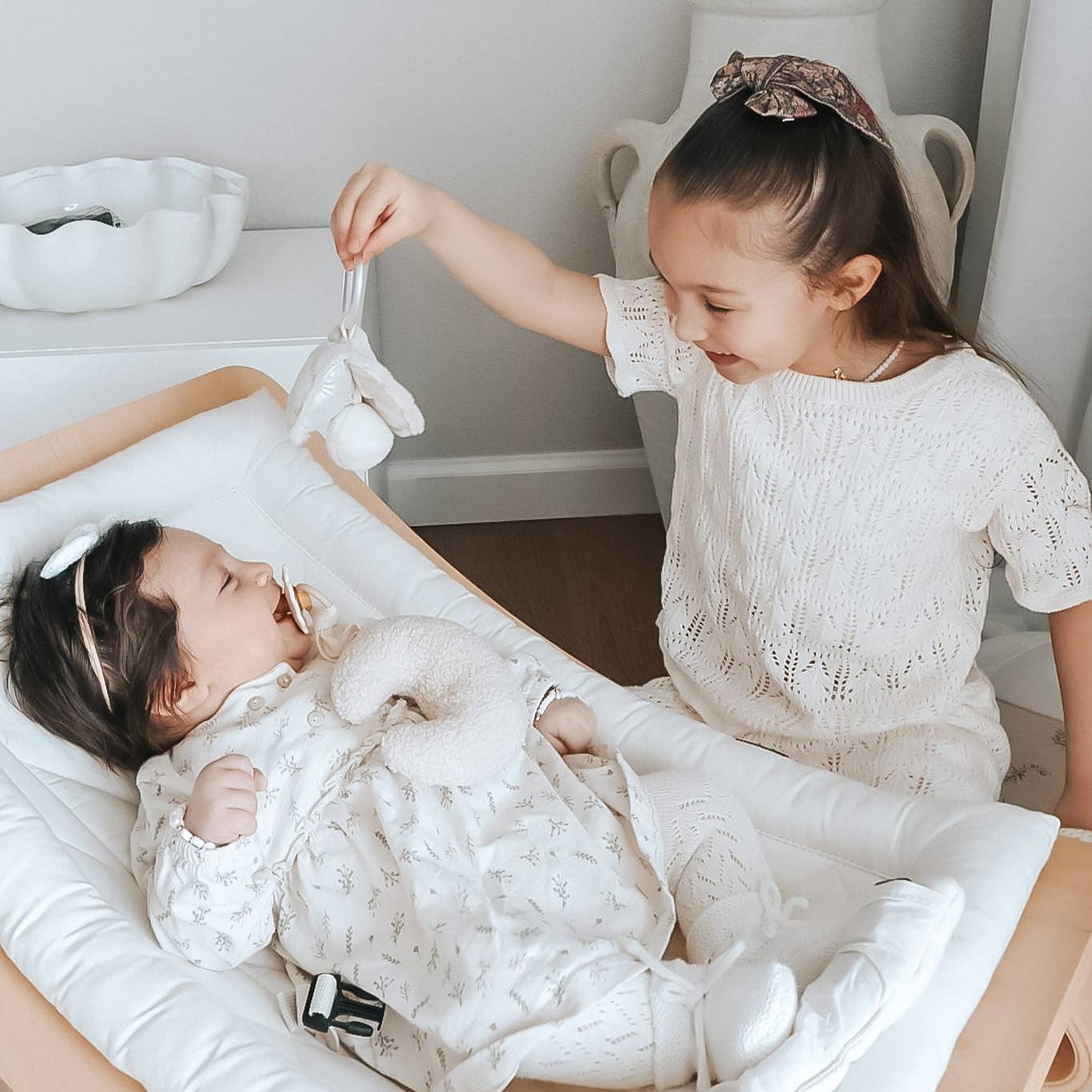 Little Lamb Kind - Vente Hochet mobile – bébé - Huître // Hochet à main pour bébé5