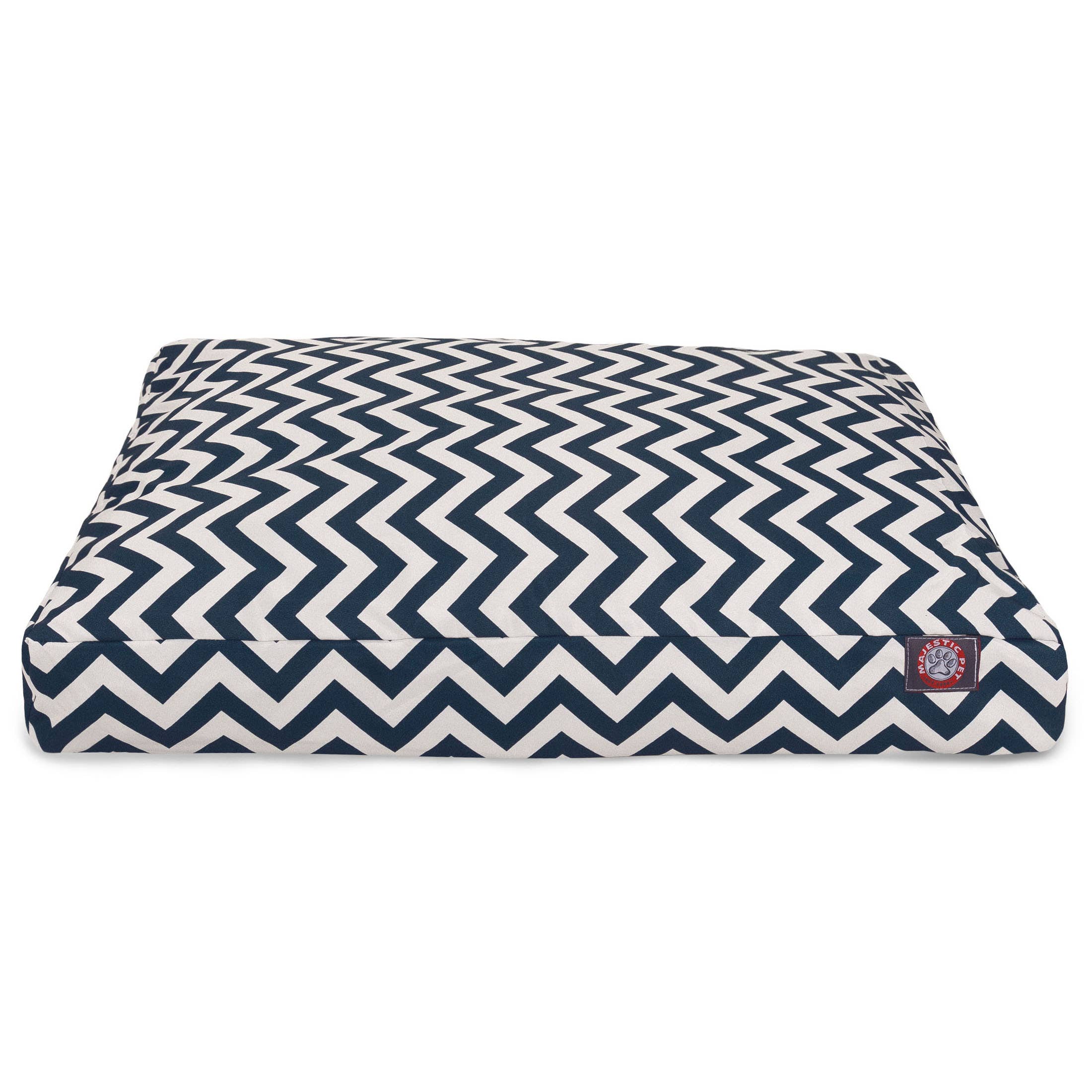 Majestic Pet Products – cama - Cão por atacado – Cama retangular para cães Chevron88