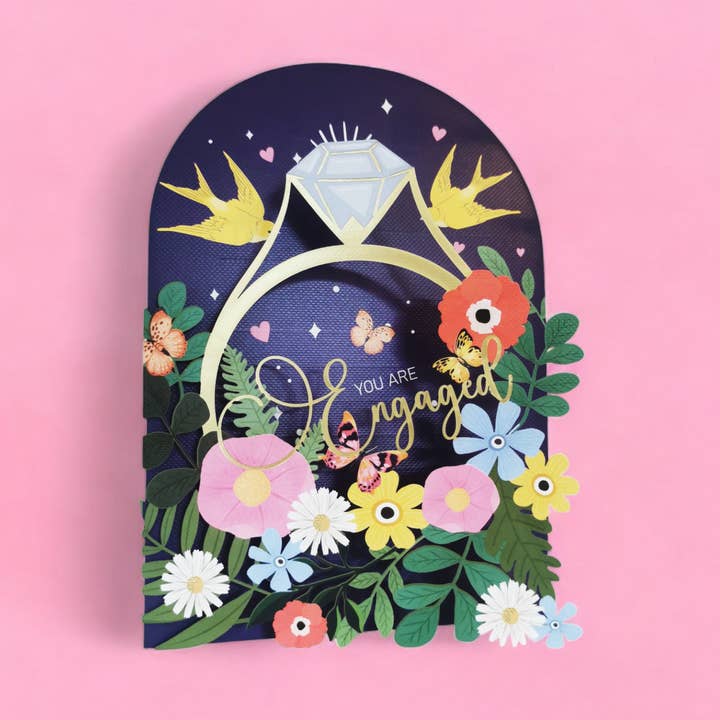 Original paper cut card - AL262 for wholesale by Alljoy Design