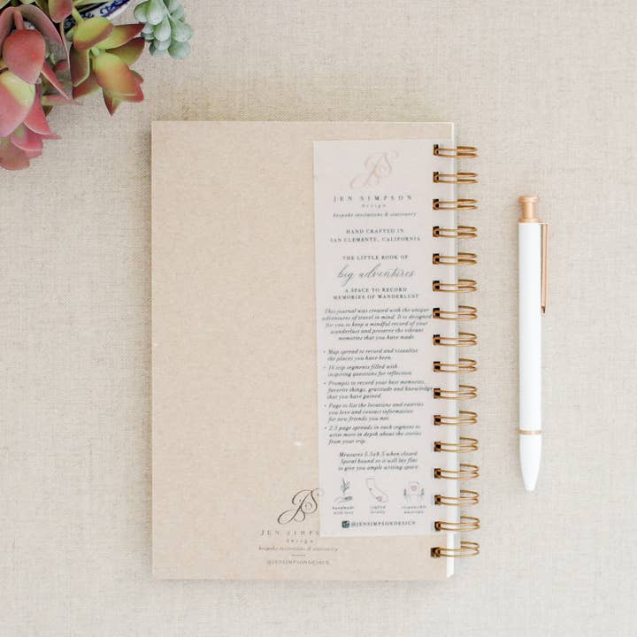 Jen Simpson Design – wholesale Journal/diary – Flourish // Wellness Journal