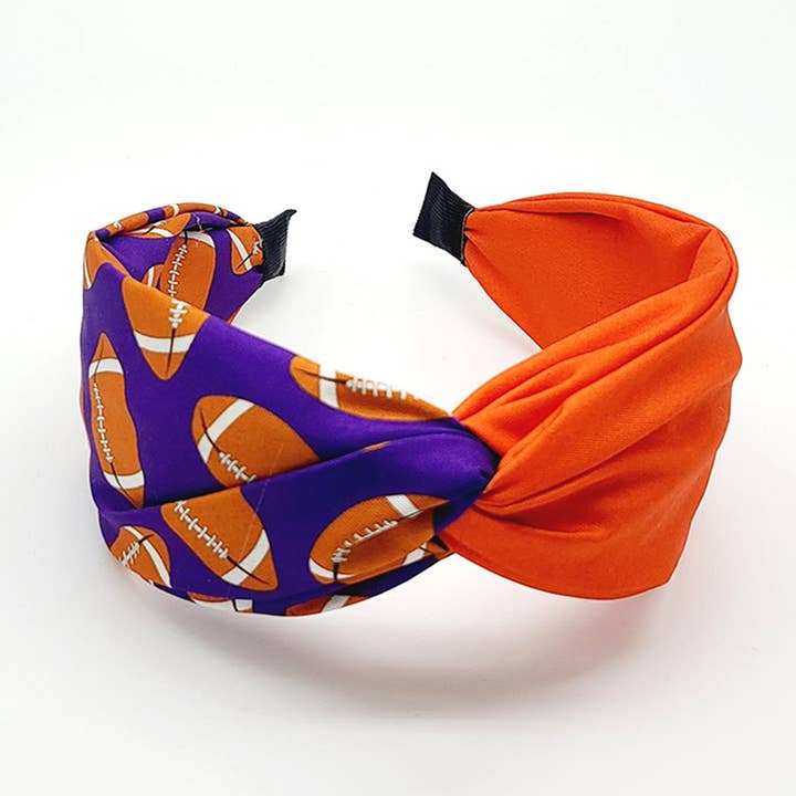 Sensibling Corp. - Wholesale Fashion Headband - Women's - Game Day Football Patterned Twisted Headband7