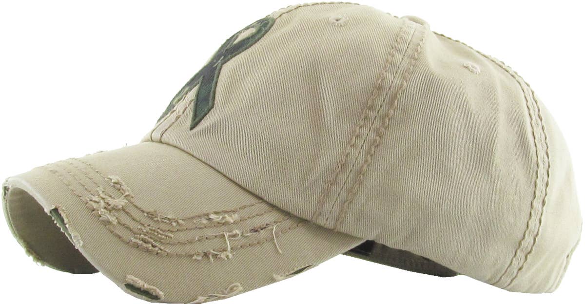 KBETHOS - Wholesale Baseball Cap - Men's - Camo Ribbon Vintage Ballcap14