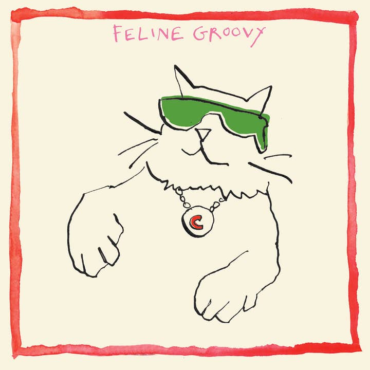 'Feline Groovy' Greetings Card , FP3166 for wholesale by Poet and Painter