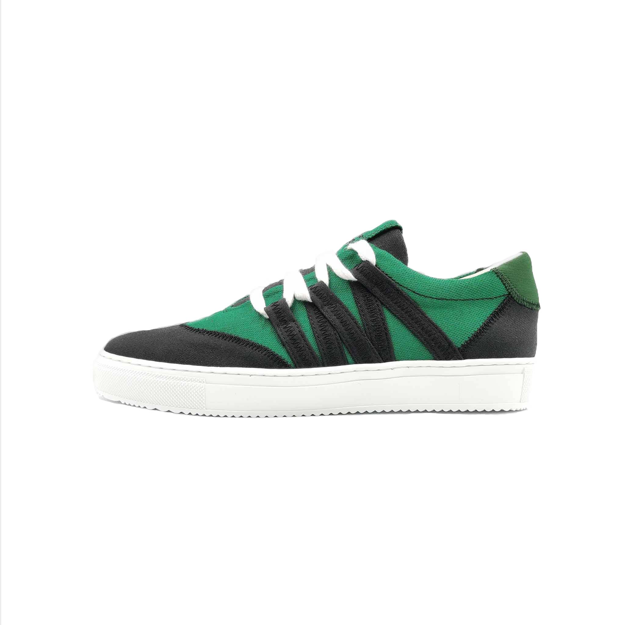 VAER - Wholesale Lifestyle Sneakers - Men's - Green White Phoenix Sustainable Sneaker — Circular&Upcycled