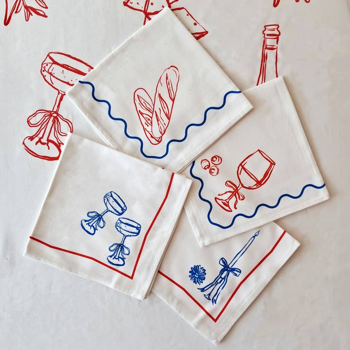 Set med 2 servetter Soirée för wholesale av NÓDOA DESIGN