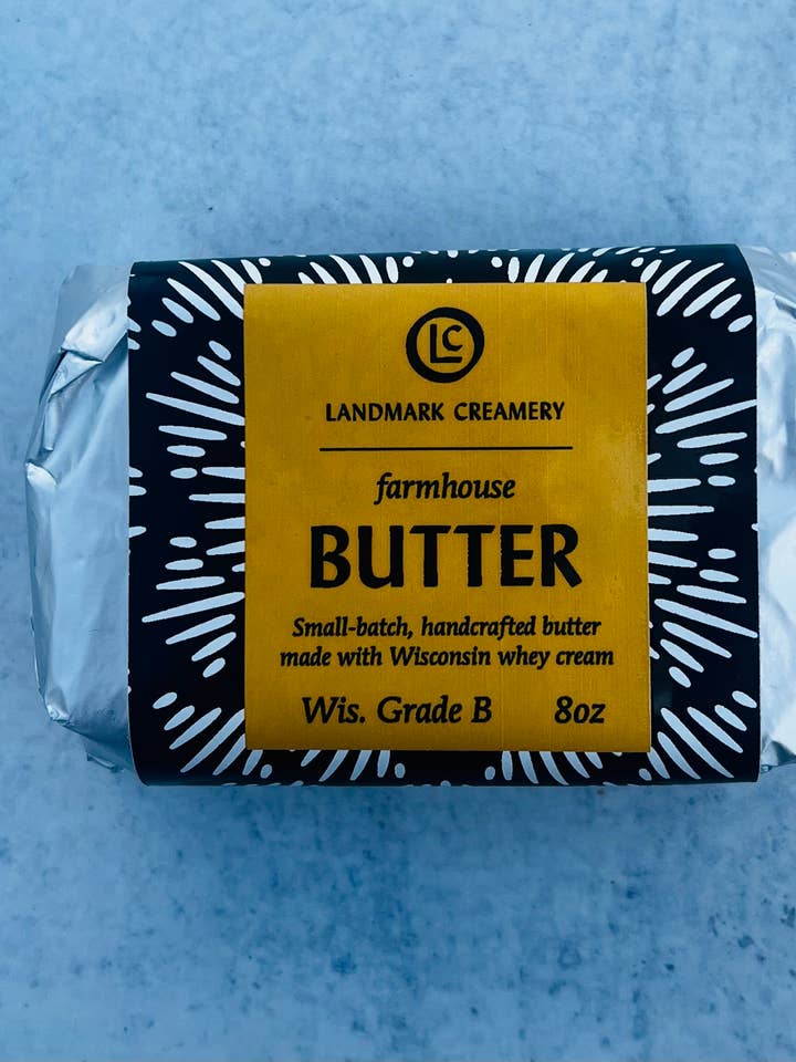Farmhouse Salted Butter for wholesale by Landmark Creamery, LLC