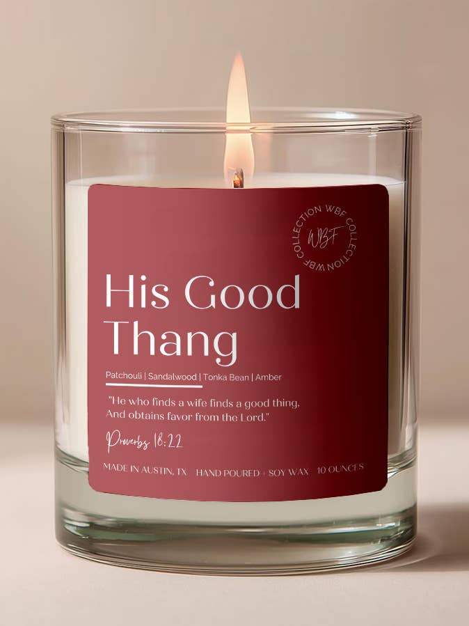 Su buen Thang para venta al por mayor de Walk By Faith Candles Co.