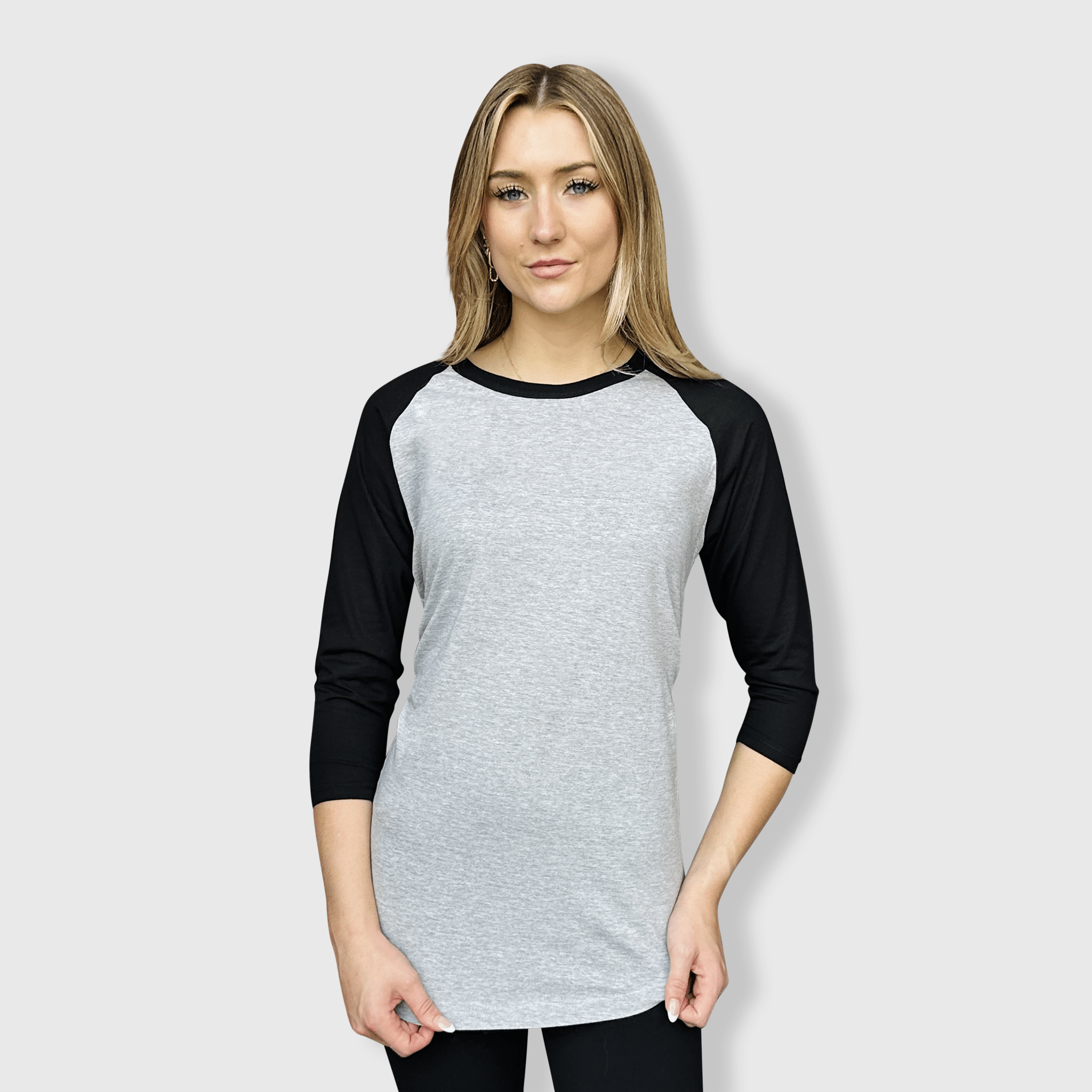 ILTEX Apparel - Vente T-shirt – femme - T-shirt de baseball adulte à manches raglan 3/4 - Plus de 35 couleurs37