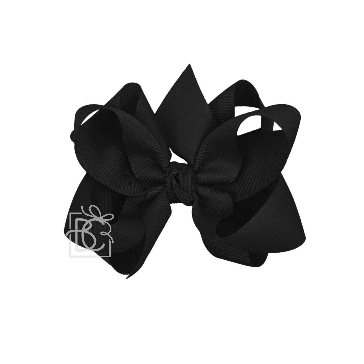 Beyond Creations, LLC - Wholesale Hair bow – Kids - MULTI-LOOP GROSGRAIN BOW ON CLIP122
