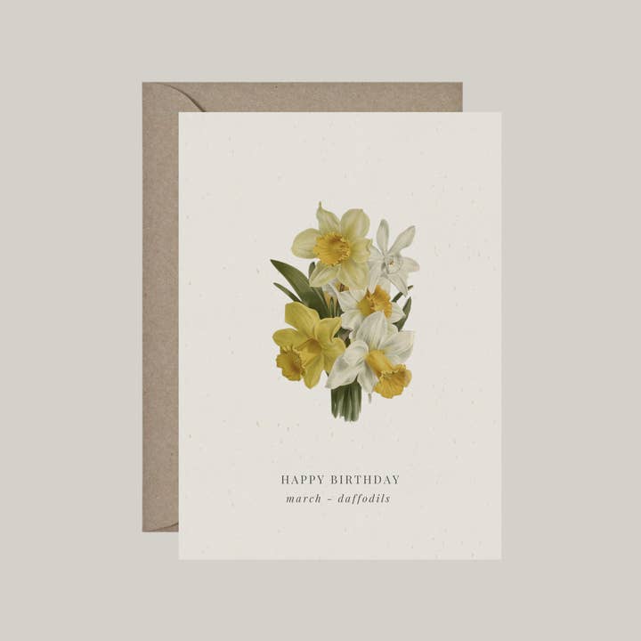 De Papierboetiek - Wholesale Birthday Card - Birth flowers | 12 birthday cards with envelope5