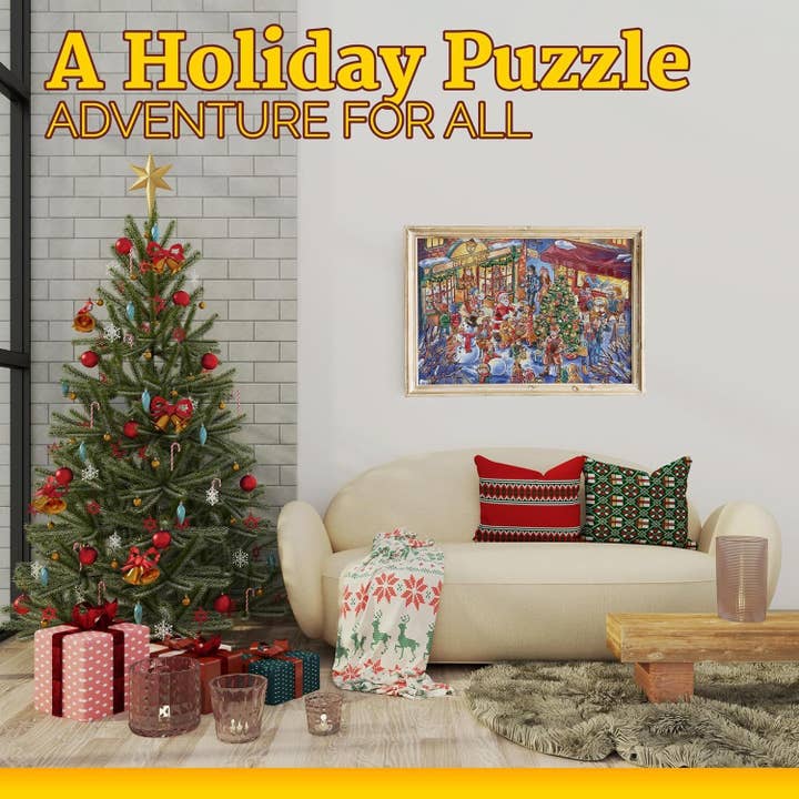 4E's Novelty - Wholesale Puzzle - Adult - 4E's Christmas Advent Calendar Jigsaw – 1008 Pcs, 24 Days