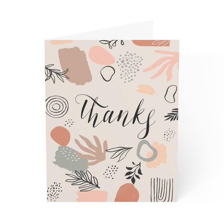 Grazie (Autunno/Autunno) - Biglietto di auguri per la vendita all'ingrosso da parte di Donkey Laserbeam