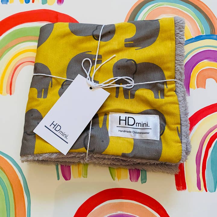 Manta bebé elefante, niño, unisex, nueva mamá, jersey de algodón para venta al por mayor de HDmini.