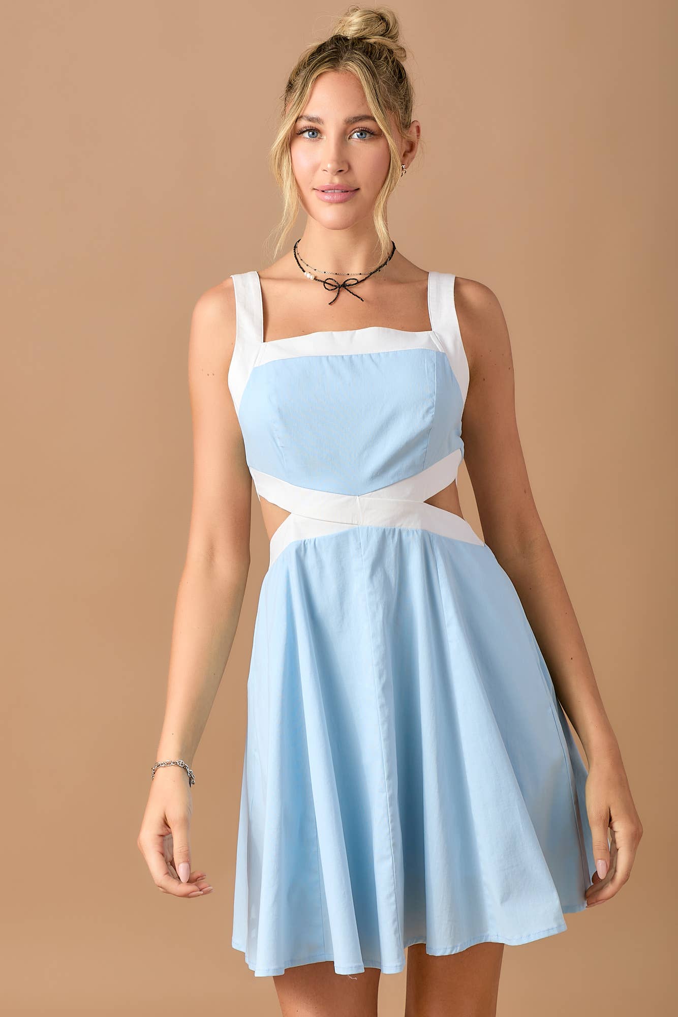 BABY PINK - Venta al por mayor Vestido - Mujer - Vestido con escote cuadrado9